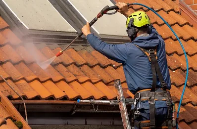 Démoussage et hydrofuge de toiture à Bordères-et-Lamensans